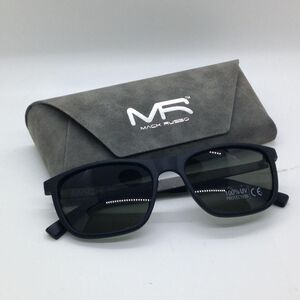 Mack Russo Men's Black and Grey Sunglasses